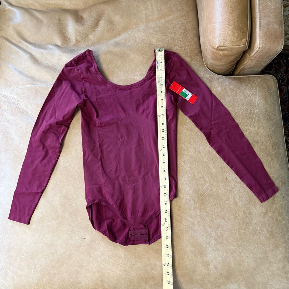 NWT The Base Body Suit Rich Garnet Women’s Size Large - Picture 2 of 8